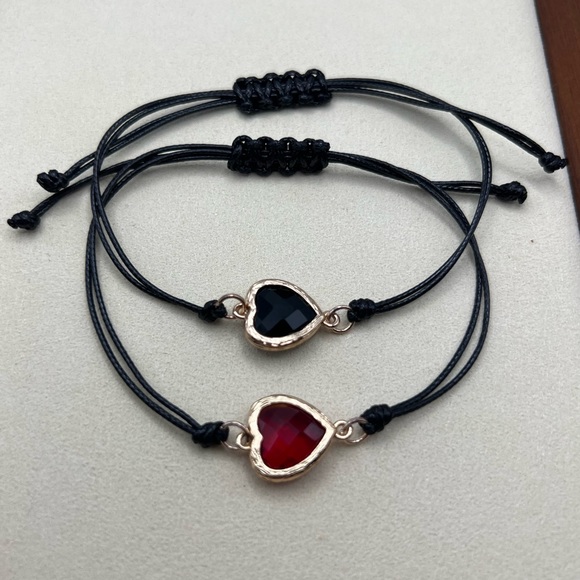 Cute Handmade bracelets with hearts! BOTH SOLD SEPARATELY ! - Picture 5 of 6